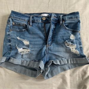 Garage Denim Jean Shorts Ripped
